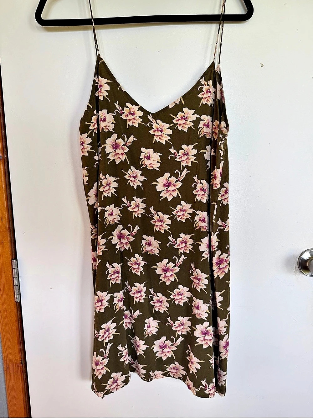 Acacia Floral Silk Mini Dress Size P